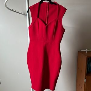 Red hot dress!